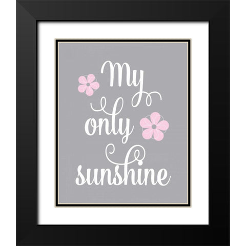 Sunshine II Black Modern Wood Framed Art Print with Double Matting by Robinson, Tamara