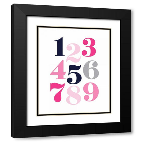 Black Modern Wood Framed Art Print with Double Matting by Robinson, Tamara