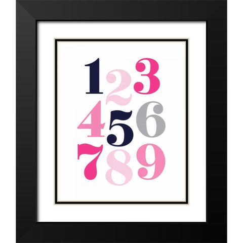 Black Modern Wood Framed Art Print with Double Matting by Robinson, Tamara