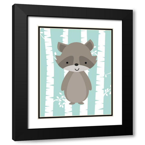 Woodland Birch I Black Modern Wood Framed Art Print with Double Matting by Robinson, Tamara