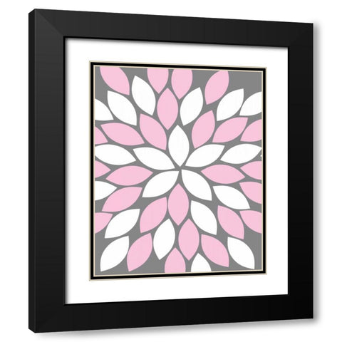 Black Modern Wood Framed Art Print with Double Matting by Robinson, Tamara