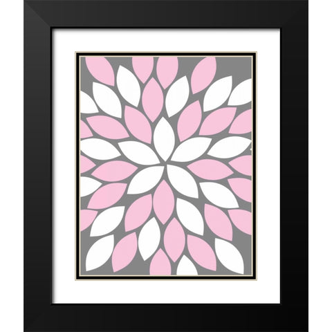 Black Modern Wood Framed Art Print with Double Matting by Robinson, Tamara