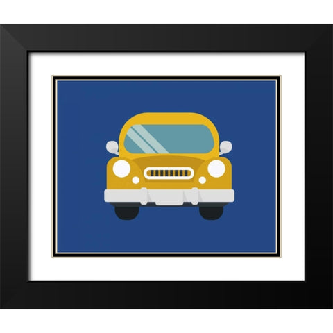 Car I Black Modern Wood Framed Art Print with Double Matting by Robinson, Tamara