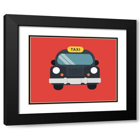 Car III Black Modern Wood Framed Art Print with Double Matting by Robinson, Tamara