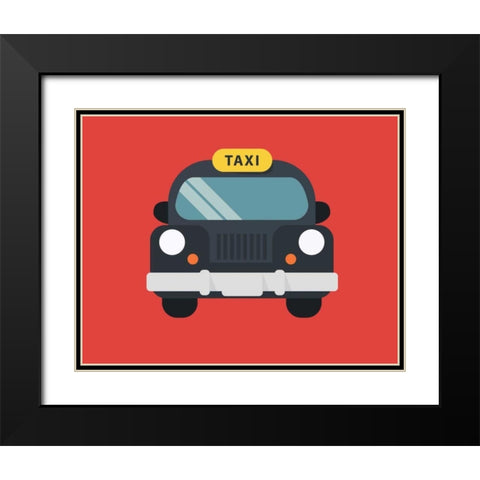 Car III Black Modern Wood Framed Art Print with Double Matting by Robinson, Tamara
