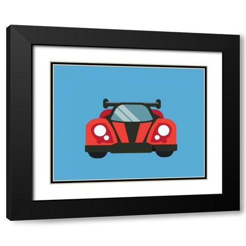 Car IV Black Modern Wood Framed Art Print with Double Matting by Robinson, Tamara