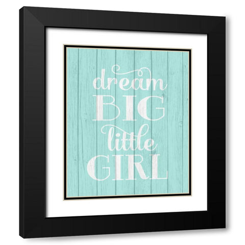 Paisley Dream Big Black Modern Wood Framed Art Print with Double Matting by Robinson, Tamara