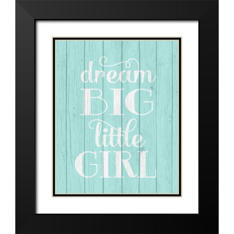 Paisley Dream Big Black Modern Wood Framed Art Print with Double Matting by Robinson, Tamara