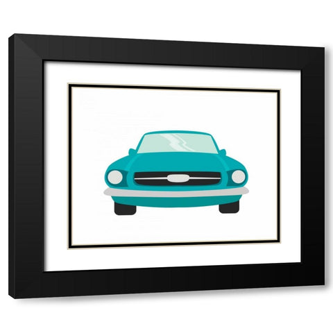 Car I Black Modern Wood Framed Art Print with Double Matting by Robinson, Tamara