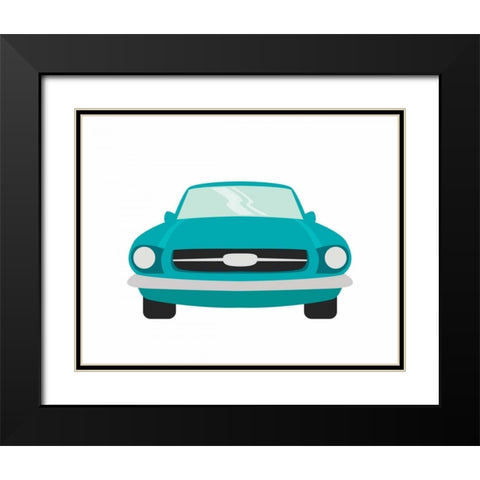 Car I Black Modern Wood Framed Art Print with Double Matting by Robinson, Tamara