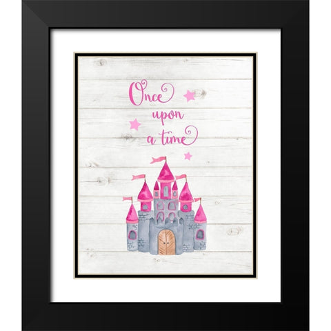 Once Upon a Time Black Modern Wood Framed Art Print with Double Matting by Robinson, Tamara