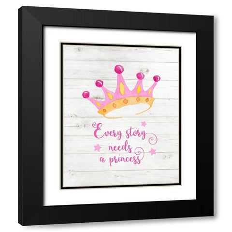 Every Story Black Modern Wood Framed Art Print with Double Matting by Robinson, Tamara