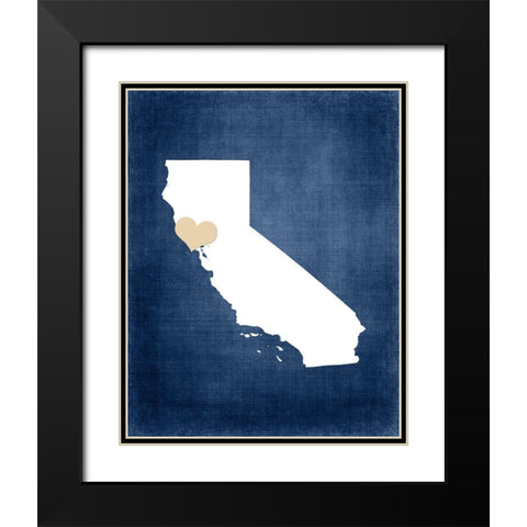 California Black Modern Wood Framed Art Print with Double Matting by Robinson, Tamara