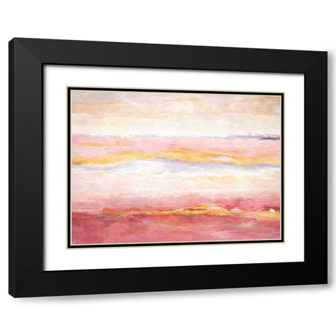 Journey Black Modern Wood Framed Art Print with Double Matting by Dundon, Denise