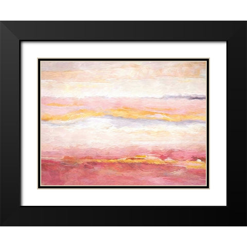 Journey Black Modern Wood Framed Art Print with Double Matting by Dundon, Denise