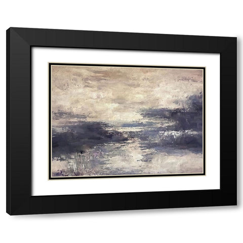 Water Spirits Black Modern Wood Framed Art Print with Double Matting by Dundon, Denise