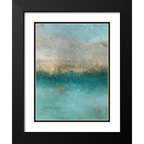 Under the Illusion Black Modern Wood Framed Art Print with Double Matting by Dundon, Denise