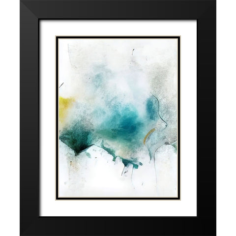 Rift in Time Black Modern Wood Framed Art Print with Double Matting by Dundon, Denise