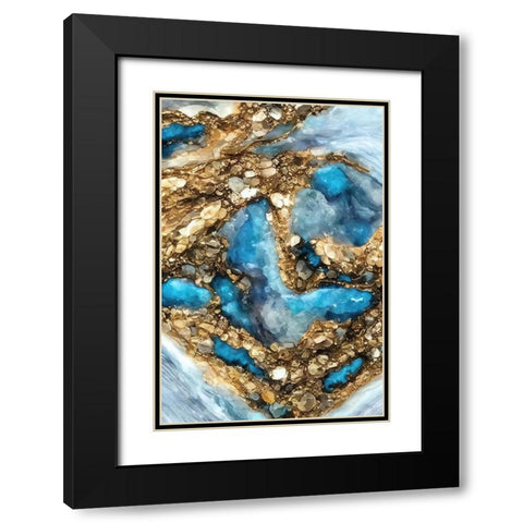 Lucky Strike Black Modern Wood Framed Art Print with Double Matting by Dundon, Denise