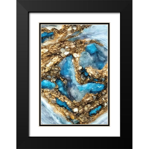 Lucky Strike Black Modern Wood Framed Art Print with Double Matting by Dundon, Denise