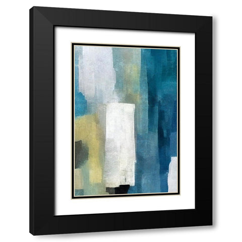 Monuments Black Modern Wood Framed Art Print with Double Matting by Dundon, Denise