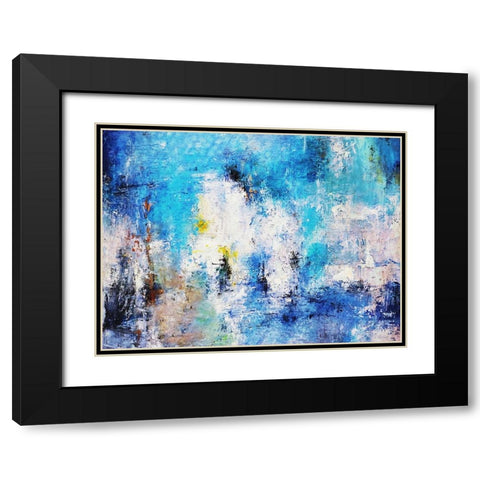 Guessing Game Black Modern Wood Framed Art Print with Double Matting by Dundon, Denise