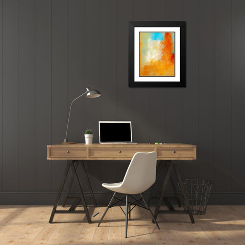 Purposeful Motion Black Modern Wood Framed Art Print with Double Matting by Dundon, Denise