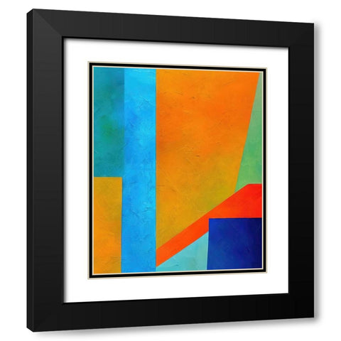 Facets of Life Black Modern Wood Framed Art Print with Double Matting by Dundon, Denise