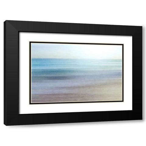 Colour of the Sea Black Modern Wood Framed Art Print with Double Matting by Dundon, Denise