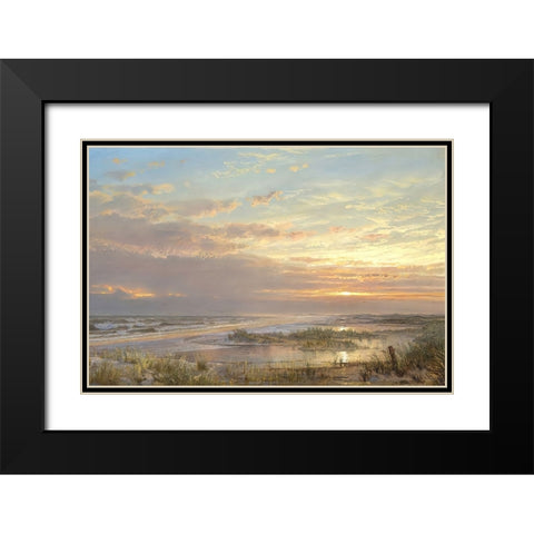 High Tide Black Modern Wood Framed Art Print with Double Matting by Dundon, Denise