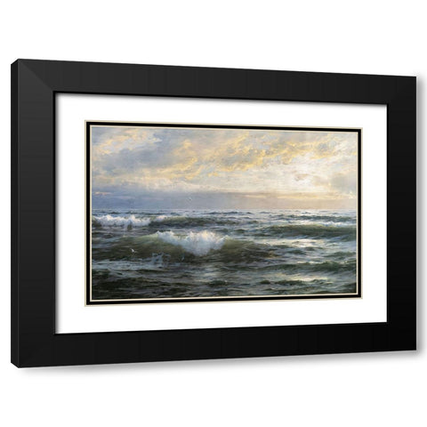 After the Storm Black Modern Wood Framed Art Print with Double Matting by Dundon, Denise