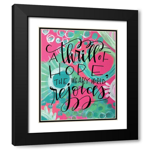 Thrill-eisley  Black Modern Wood Framed Art Print with Double Matting by Wieners, Valerie