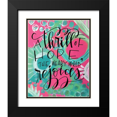 Thrill-eisley  Black Modern Wood Framed Art Print with Double Matting by Wieners, Valerie