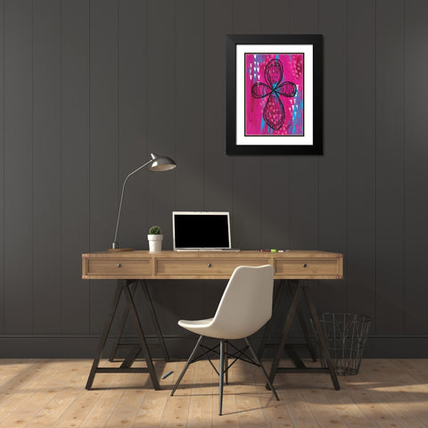 Trust Black Modern Wood Framed Art Print with Double Matting by Wieners, Valerie
