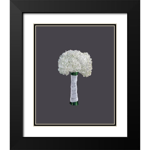 Bouquet IV Black Modern Wood Framed Art Print with Double Matting by Wieners, Valerie