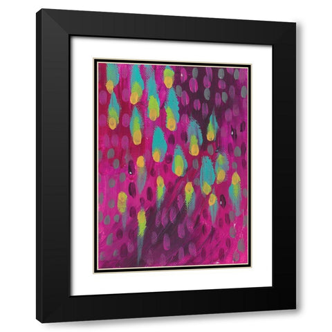 Abstract IV Black Modern Wood Framed Art Print with Double Matting by Wieners, Valerie