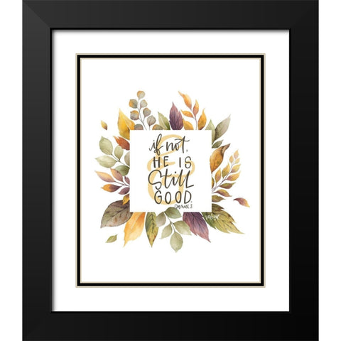 And If Not Black Modern Wood Framed Art Print with Double Matting by Wieners, Valerie