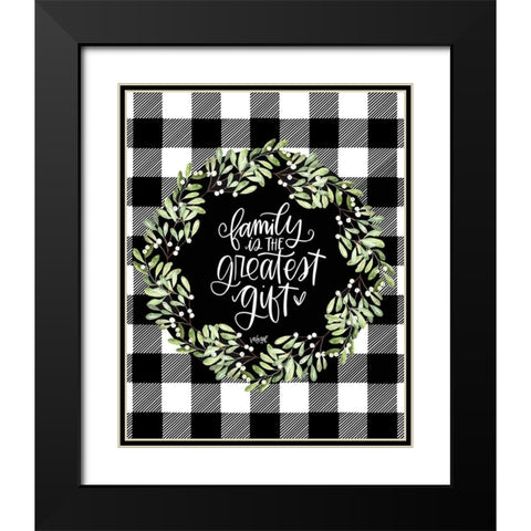 Family  Black Modern Wood Framed Art Print with Double Matting by Wieners, Valerie