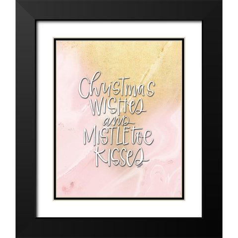Mistletoe III Black Modern Wood Framed Art Print with Double Matting by Wieners, Valerie