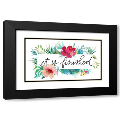 Finished Black Modern Wood Framed Art Print with Double Matting by Wieners, Valerie