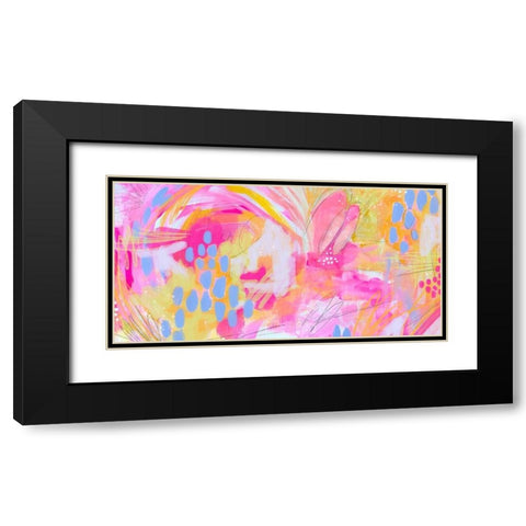 Bright Bliss Black Modern Wood Framed Art Print with Double Matting by Wieners, Valerie