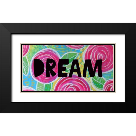 Dream Black Modern Wood Framed Art Print with Double Matting by Wieners, Valerie