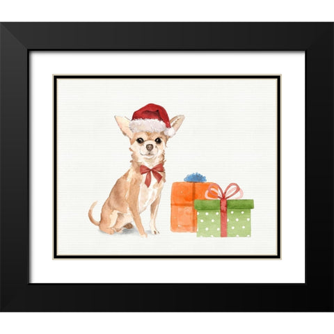 Chi Black Modern Wood Framed Art Print with Double Matting by Wieners, Valerie