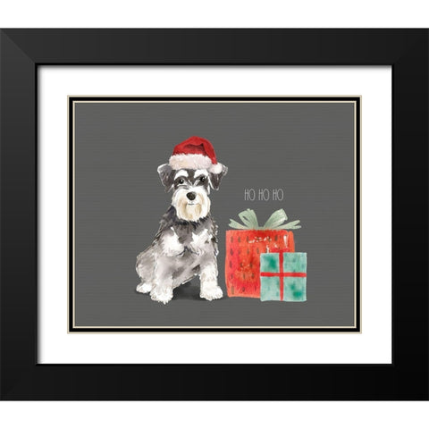 Sch Black Modern Wood Framed Art Print with Double Matting by Wieners, Valerie