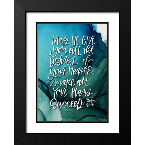 Desires Black Modern Wood Framed Art Print with Double Matting by Wieners, Valerie