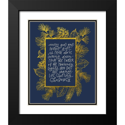 James 2 Black Modern Wood Framed Art Print with Double Matting by Wieners, Valerie