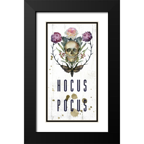 Hocus Pocus Black Modern Wood Framed Art Print with Double Matting by Wieners, Valerie