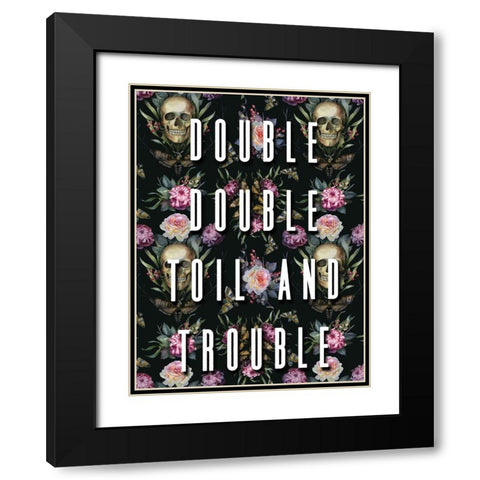 Double Double Black Modern Wood Framed Art Print with Double Matting by Wieners, Valerie