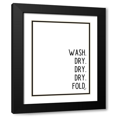 Laundry II Black Modern Wood Framed Art Print with Double Matting by Wieners, Valerie