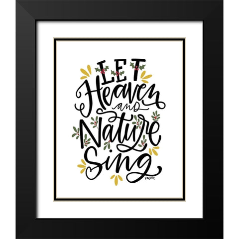 Heaven and Nature Black Modern Wood Framed Art Print with Double Matting by Wieners, Valerie